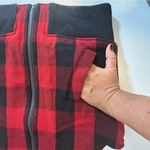 Madewell  Red Black Buffalo Plaid Fleece Lined Vest Size S Photo 8