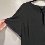 J Jill WearEver Collection Black Keyhole Flutter Sleeve Maxi Dress Size M Size M Photo 3