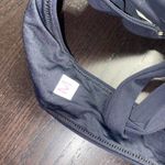 Solid Black Strappy Bikini Swim Bathing Suit Top Women's Size Medium Photo 4