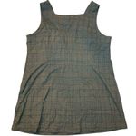 H&M •  tartan plaid mini dress jumper brown xxl Photo 2