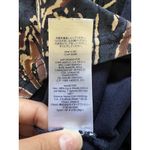 CHAPS Denim Women’s Hoodie Knit Top V-Neck Navy Blue Paisley Print Size Large Photo 13