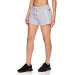 Reebok Grey Renew French Terry Athletic Shorts with Side Pockets Photo 3