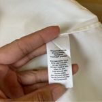 Lafayette 148  New York White Crepe Button Up Shirt Photo 9