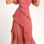 Lulus Lulu’s Rose Midi Dress Photo 0