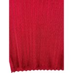 VTG Lana Lee Canada Red Crinkled Texture Cap Sleeve Baby Doll Tee M NWT Size M Photo 4