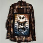 Handmade Nightmare Before Christmas Plaid Shirt Photo 1