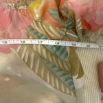 HD in Paris Anthropologie Boho Floral Blouse Women’s Size 6 Peasant Top Photo 3