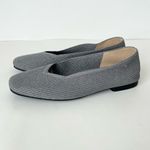 Vivaia square toe V cut Margot flats Rich grey 39 US 8 Gray Photo 4