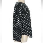 Torrid Harper Challis Long Sleeve Polka Dot Blouse Plus Size 1X Pinup Retro Vibe Photo 4