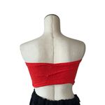 Free People NWOT Intimately By Orange Crop Top Bandeau Knot Front SZ-M/L Photo 4