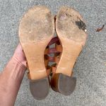 Valentino Garavani Valentino Rockstud Gladiator tan leather lace-up block heel sandal size IT36 US6 Photo 12