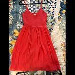 Rebecca Taylor 8 Coral Smocked-Top Sleeveless Dress Photo 6