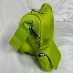 BP Neon Green Shoulder Bag with Headphone Holder Photo 3