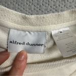 Alfred Dunner Cream Floral Embroidered Short Sleeve Top Shoulder Pad Y2K vintage Photo 2