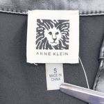 Anne Klein  Sheer Top Blouse Womens Small Minimal Corporate Goth Urban Femme Photo 6