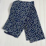 Boden RICHMOND Navy Blue Mimosa Floral Daisy Print Ankle Pants 022 Size 4 Photo 3