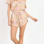 SPELL & THE GYPSY Sundancer Off The Shoulder Romper Size XS Photo 0