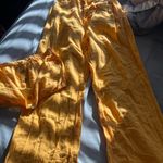 Billabong X SINCERELY JULES Bring On Wide Leg Pants & top Cotton Mango Size M Photo 3