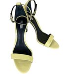 Schutz Yellow Cadey Lee Open Toe Heels Size 38 Photo 1