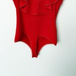 Show Me Your Mumu [] Red Square Neck Rochelle Ruffle Bodysuit Tank Size Medium M Photo 9