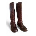Frye  Phillip Harness Tall Riding Boots Brown Leather 76850 Women's‎ US 6B Photo 1