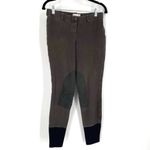 TuffRider Women's Starter Pull-On Knee Patch Breeches Charcoal Gray Size Small Photo 3