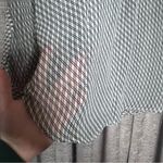 Walter Baker W.G.B. By Black and White Diamond Print Button Down Shirt Medium Photo 10