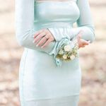 Lucy in the Sky  Mini Dress Bodycon teal shimmer  Photo 5