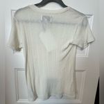 Current/Elliott Current Elliott The Heather Pocket Tee Cream Size 0 Photo 1