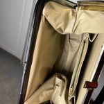 American Vintage Vintage 1950s Black Leather Kisslock Top Handle Handbag Photo 9