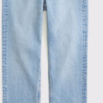 Abercrombie & Fitch Light Blue High Rise 90s Straight Leg Jeans Photo 0