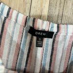 Drew Anthropology  Jumpsuit Strapless Striped Linen Split Tulip Leg Boho … Photo 94