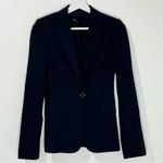 Hugo Boss  Juicy 4 Black Tailored Fitted Virgin Wool Blazer Size 2 Photo 2