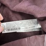 ZARA Knit Skirt Womens Large Burgundy Faux Leather Pull On Pockets Lined Modern Photo 3