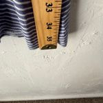 Olivia Rae  Size Large Blue Striped Rayon Soft Knee Length T Shirt‎ Dress Photo 7