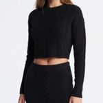 Calvin Klein CALVIN KLIEN COZY CROPPED HI LOW SWEATER Photo 0