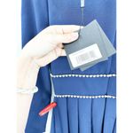 Mac Duggal 55705 A Line Rhinestone Waist Evening Dress Navy Blue 8 Photo 3