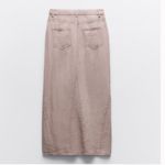 ZARA  LONG LINEN SKIRT. Size M Photo 3