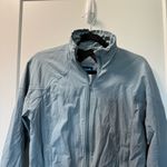 KAVU  Women's Medium‎ Weight Dusty Blue Full Zip Windbreaker Jacket Coat Small Photo 1