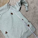 Naketano  Darth Cowl Neck Hooded Sweatshirt Longsleeve in Light Green Mint M Photo 11