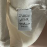 White Ribbed Cropped Tank Top Size M Size M Photo 2