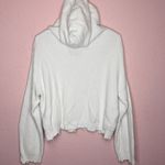 525 America The Alli Distressed Relaxed Hooded Sweater White Women’s. Size M Size M Photo 6