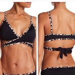 Laundry by Design  Wrap Strappy Bikini Top Leopard Print M Photo 1
