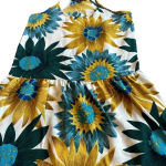 Lulus Floral Print Shift Dress Spaghetti Strap Sunflower Bold Size Small Women's Photo 4