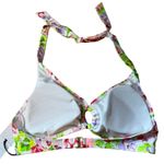 Shade & Shore Women's Floral Print Halter Bralette Bikini Top - Size XL - NWT Photo 5