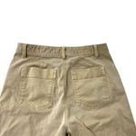 Gap  High Rise Wide Leg Crop Chino Pant Stretch Natural Khaki Minimalist size 8 Photo 7