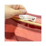 Vintage Havana M Pink Red Striped Cropped Pocket Long Sleeved Shirt Casual Size M Photo 3