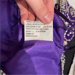 Two Piece Embellished Purple Prom Dress Size 6 Photo 4