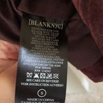 BLANK NYC  Size S Suede Leather jacket burgundy Photo 5