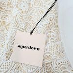 superdown Patty High Neck Crochet Dress in Ivory Small Photo 5